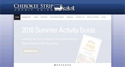 Desktop Screenshot of cherokeestripcu.com